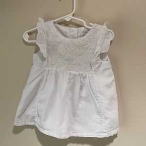 Catherine Malandrino Mini White Blouse Sz 24 Mths